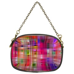 Background Abstract Weave Of Tightly Woven Colors Chain Purses (one Side)  by Simbadda