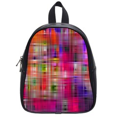 Background Abstract Weave Of Tightly Woven Colors School Bags (small)  by Simbadda