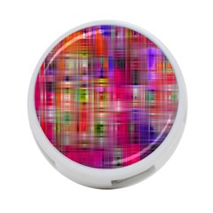 Background Abstract Weave Of Tightly Woven Colors 4-port Usb Hub (one Side) by Simbadda