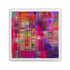 Background Abstract Weave Of Tightly Woven Colors Memory Card Reader (square)  by Simbadda