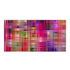 Background Abstract Weave Of Tightly Woven Colors Satin Wrap by Simbadda