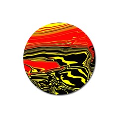 Abstract Clutter Magnet 3  (round) by Simbadda