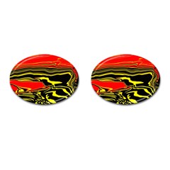 Abstract Clutter Cufflinks (oval) by Simbadda