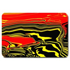 Abstract Clutter Large Doormat  by Simbadda