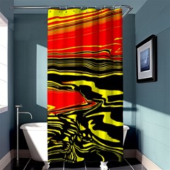 Abstract Clutter Shower Curtain 36  X 72  (stall)  by Simbadda