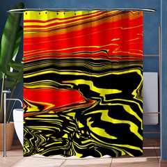 Abstract Clutter Shower Curtain 60  X 72  (medium)  by Simbadda