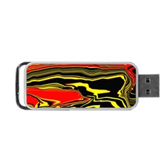 Abstract Clutter Portable Usb Flash (one Side) by Simbadda