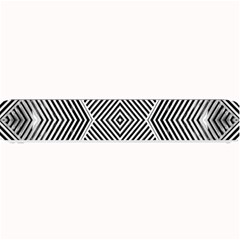 Black And White Line Abstract Small Bar Mats by Simbadda