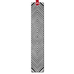 Black And White Line Abstract Large Book Marks by Simbadda