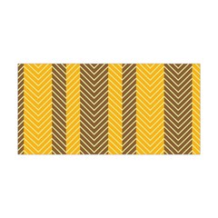 Brown And Orange Herringbone Pattern Wallpaper Background Yoga Headband