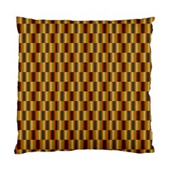 Gold Abstract Wallpaper Background Standard Cushion Case (one Side) by Simbadda