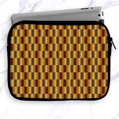 Gold Abstract Wallpaper Background Apple Ipad 2/3/4 Zipper Cases by Simbadda