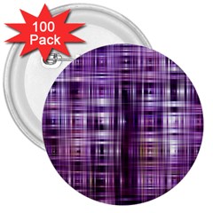 Purple Wave Abstract Background Shades Of Purple Tightly Woven 3  Buttons (100 Pack)  by Simbadda