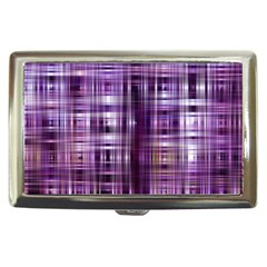 Purple Wave Abstract Background Shades Of Purple Tightly Woven Cigarette Money Cases by Simbadda