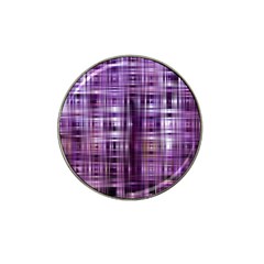 Purple Wave Abstract Background Shades Of Purple Tightly Woven Hat Clip Ball Marker (4 Pack) by Simbadda