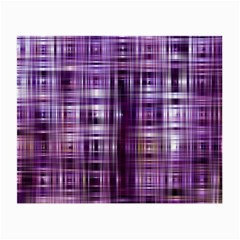 Purple Wave Abstract Background Shades Of Purple Tightly Woven Small Glasses Cloth by Simbadda