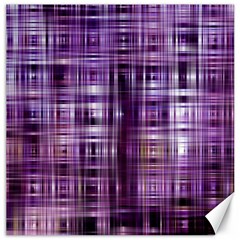 Purple Wave Abstract Background Shades Of Purple Tightly Woven Canvas 12  X 12   by Simbadda