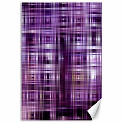 Purple Wave Abstract Background Shades Of Purple Tightly Woven Canvas 12  X 18   by Simbadda