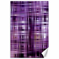 Purple Wave Abstract Background Shades Of Purple Tightly Woven Canvas 24  X 36  by Simbadda