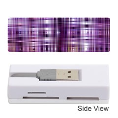 Purple Wave Abstract Background Shades Of Purple Tightly Woven Memory Card Reader (stick)  by Simbadda