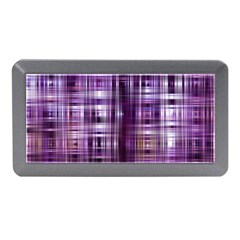 Purple Wave Abstract Background Shades Of Purple Tightly Woven Memory Card Reader (mini) by Simbadda