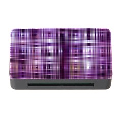 Purple Wave Abstract Background Shades Of Purple Tightly Woven Memory Card Reader With Cf by Simbadda