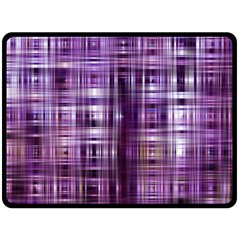 Purple Wave Abstract Background Shades Of Purple Tightly Woven Double Sided Fleece Blanket (large)  by Simbadda