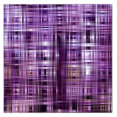 Purple Wave Abstract Background Shades Of Purple Tightly Woven Large Satin Scarf (square) by Simbadda