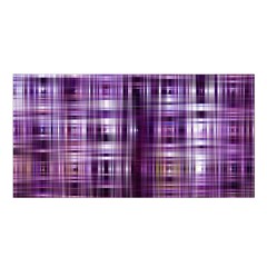 Purple Wave Abstract Background Shades Of Purple Tightly Woven Satin Shawl by Simbadda