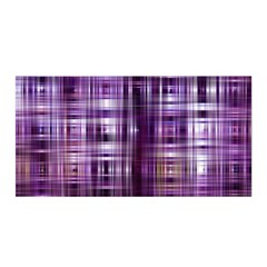 Purple Wave Abstract Background Shades Of Purple Tightly Woven Satin Wrap by Simbadda