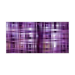 Purple Wave Abstract Background Shades Of Purple Tightly Woven Yoga Headband by Simbadda