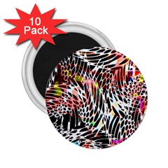 Abstract Composition Digital Processing 2 25  Magnets (10 Pack)  by Simbadda