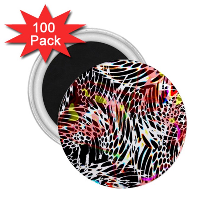 Abstract Composition Digital Processing 2.25  Magnets (100 pack) 