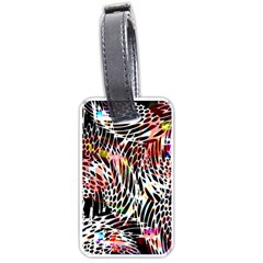 Abstract Composition Digital Processing Luggage Tags (one Side)  by Simbadda