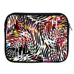 Abstract Composition Digital Processing Apple iPad 2/3/4 Zipper Cases Front