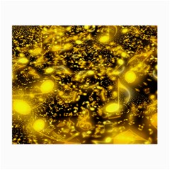 Vortex Glow Abstract Background Small Glasses Cloth (2-side) by Simbadda