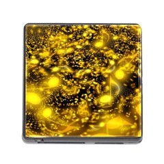 Vortex Glow Abstract Background Memory Card Reader (square) by Simbadda