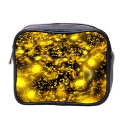 Vortex Glow Abstract Background Mini Toiletries Bag 2-side by Simbadda