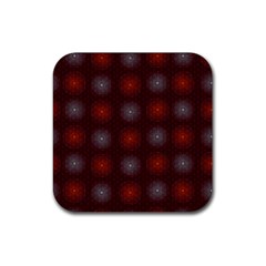 Abstract Dotted Pattern Elegant Background Rubber Coaster (square)  by Simbadda