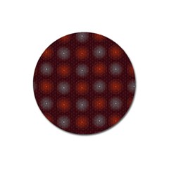 Abstract Dotted Pattern Elegant Background Magnet 3  (round) by Simbadda