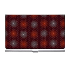 Abstract Dotted Pattern Elegant Background Business Card Holders by Simbadda