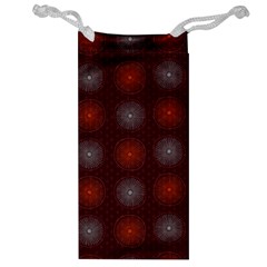 Abstract Dotted Pattern Elegant Background Jewelry Bag by Simbadda