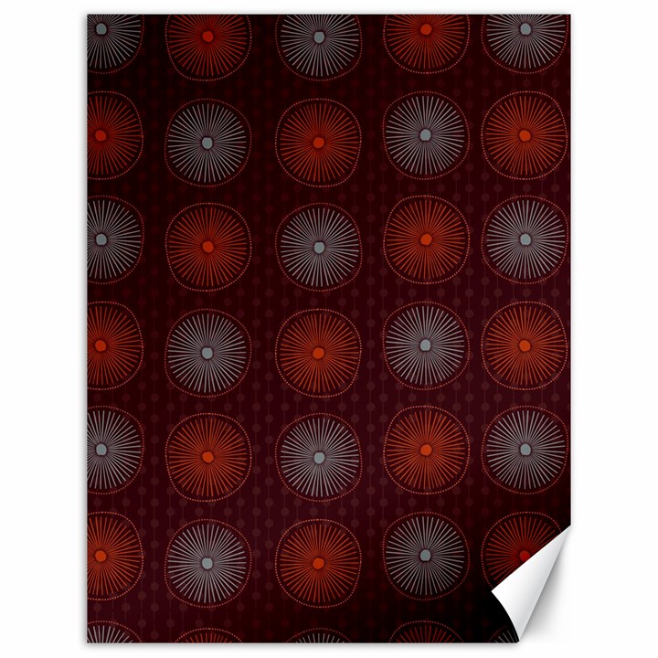 Abstract Dotted Pattern Elegant Background Canvas 12  x 16  