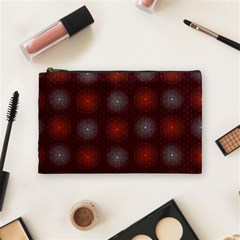 Abstract Dotted Pattern Elegant Background Cosmetic Bag (medium)  by Simbadda