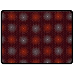 Abstract Dotted Pattern Elegant Background Double Sided Fleece Blanket (large) 