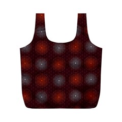 Abstract Dotted Pattern Elegant Background Full Print Recycle Bags (m)  by Simbadda