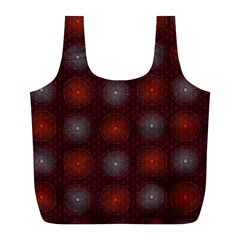 Abstract Dotted Pattern Elegant Background Full Print Recycle Bags (l)  by Simbadda