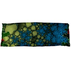 Holly Frame With Stone Fractal Background Body Pillow Case Dakimakura (two Sides) by Simbadda