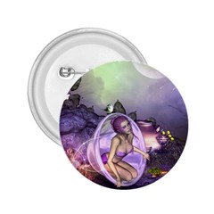 Wonderful Fairy In The Wonderland , Colorful Landscape 2 25  Buttons by FantasyWorld7