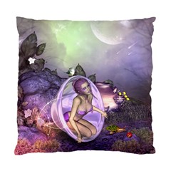 Wonderful Fairy In The Wonderland , Colorful Landscape Standard Cushion Case (one Side) by FantasyWorld7